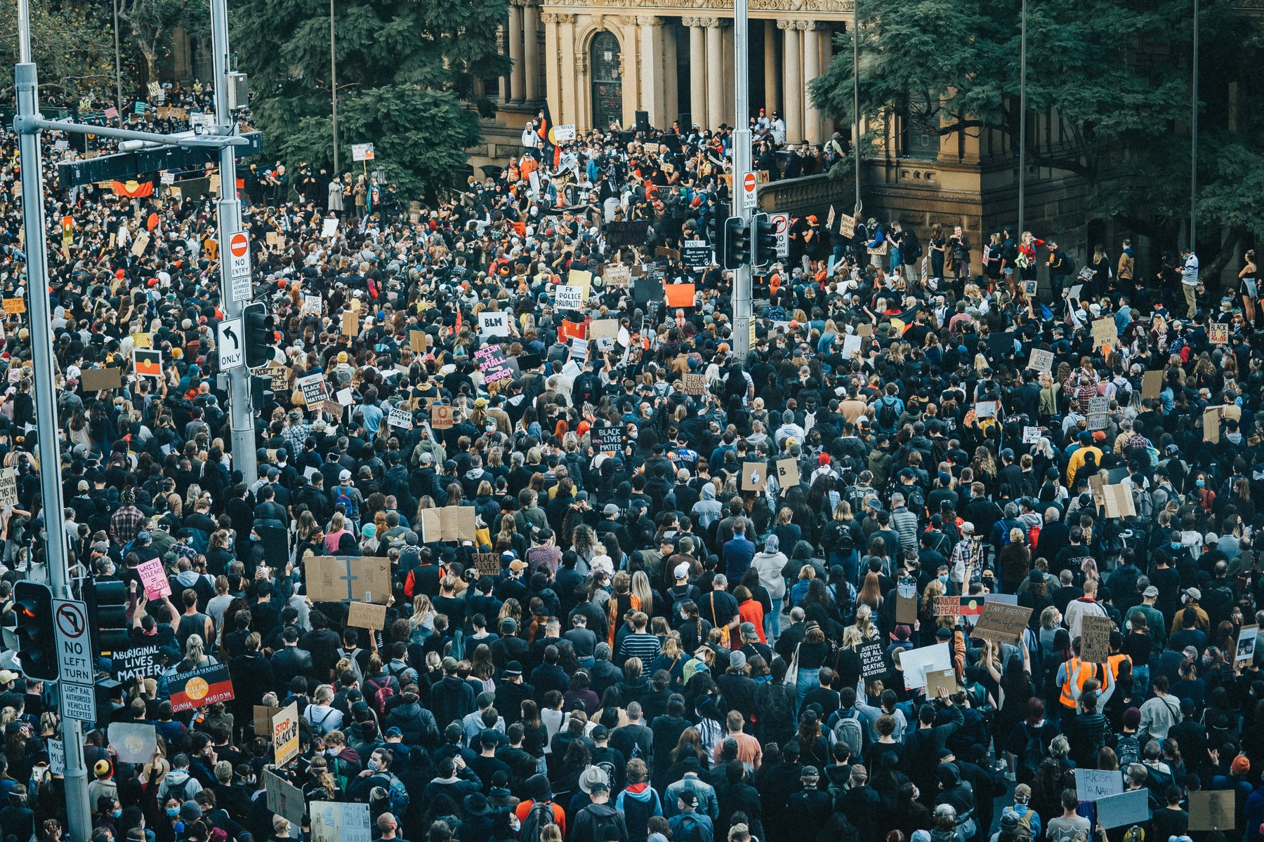 People Protesting in the City